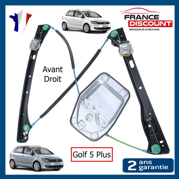 Elektrisches Fensterheber Vorne Rechts Ohne Motor FüR Golf V Plus - 5M0837462-image
