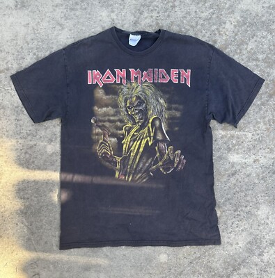 Vintage 1997 Iron Maiden Killers T-Shirt Rick Concert Tour Tee