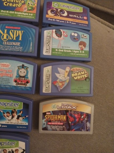Leapfrog Leapster 13 Games Scooby-Doo, Disney, Spiderman, Batman, Star Wars - Picture 4 of 6