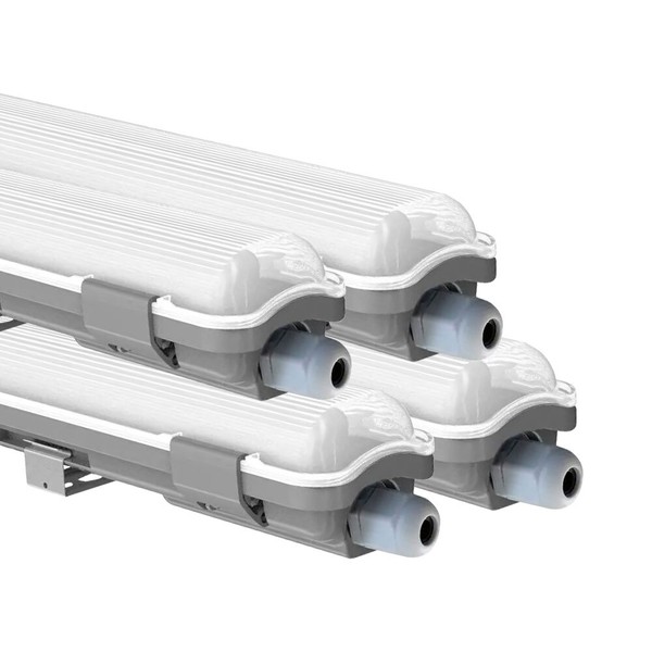 Wannenleuchte AußEnlampe Kellerlampe Feuchtraumlampe Led Garagenleuchte 4Er Set-image