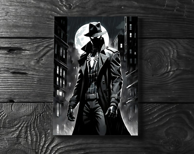 Spider-man Noir Marvel Comic MCU Poster Print - No Frame