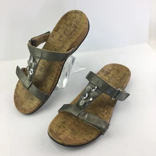Vionic Viviana Wise Orthotic Jeweled  Adjustable  Sandals Womens Size 10