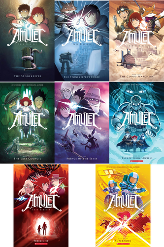 Amulet Series All 8 Books in Paperback 9780545208895| eBay