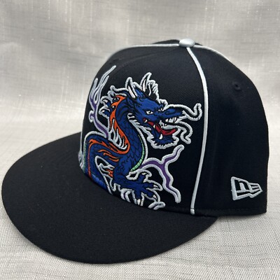 New Era Chinese Dragon Fire Cock 59Fifty Cap Size 7 7/8 | eBay