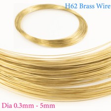 Dia 0.3/0.4/0.5/0.6/0.7/0.8 to 5mm Brass Wire H62 Copper Round Wire High Quality