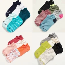 Old Navy Women’s 5 Pack Active Athletic Ankle Socks - One Size NIP