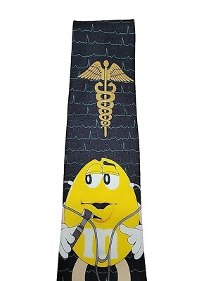健康アクセサリー m&m M&M Yellow M&M Men's Neck Tie Doctor Tie | eBay