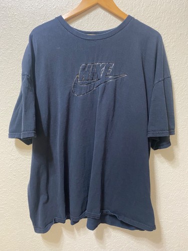Vintage Nike Herren Kurzarm Logo Swoosh T-Shirt Tee XXXL 3XL