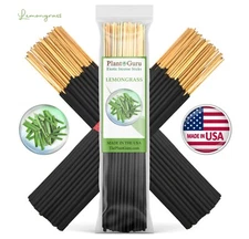 LEMONGRASS Incense Sticks 7" Bulk Pack Wholesale Hand Dipped Lot