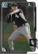 2015 Bowman Chrome Prospects  JAMES DYKSTRA  - CHICAGO WHITE SOX - #BCP45  
