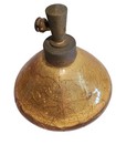 Vintage Gold Crackle Glass Perfume Bottle, Atomizer Type — photo 2