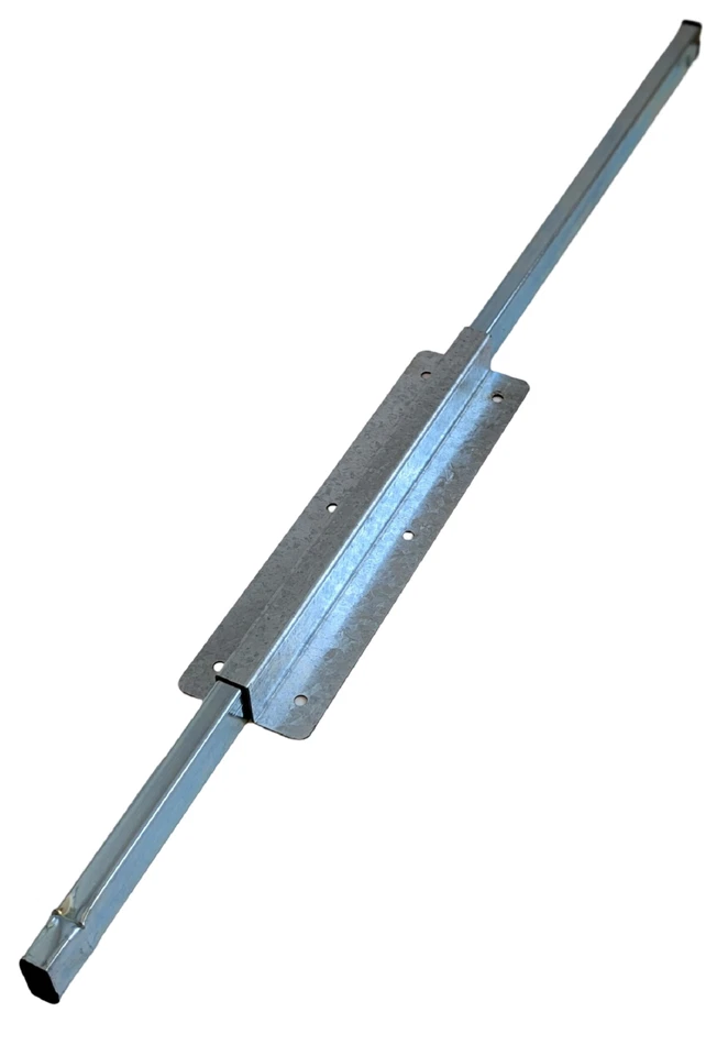 Pieghevole Acciaio Piatti da Tavolo Prolunga Tavolo Guida Asta 590 MM - Immagine 2 di 4