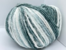 Rock N Wool Slate Grey White Yarn 79988 Ice Yarn Soft DK Acrylic Wool 50g 158y
