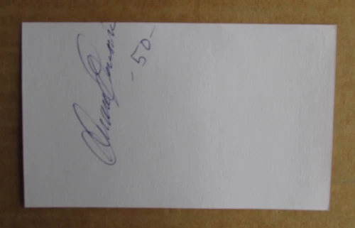 DUANE BENSON SIGNED AUTOGRAPH 3X5 INDEX CARD AFL CHAMPION 1967 OAKLAND RAIDERS