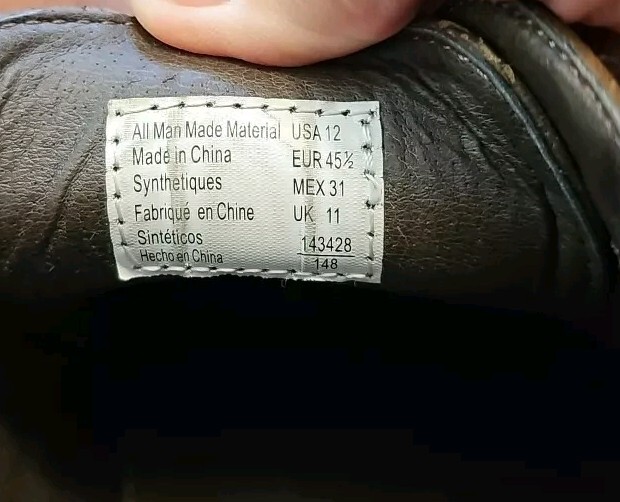 SAOLA Oxford Dexter casual comfort uomo marrone pelle sintetica stringate taglia 12