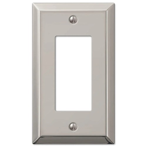 Electrical Switchplate Outlet Cover Century Polished Nickel Single Double Triple - Picture 3 of 28