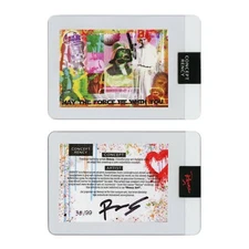 STAR WARS May The Force DIAMOND DUST Trading Card Hand-Signed Rency S/N # of 99