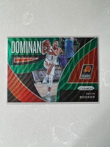 2021-22 Panini Prizm Devin Booker Dominance Green Wave Prizm #3 Phoenix Suns