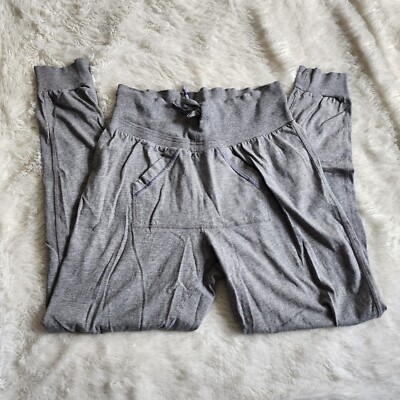Bodytalk light gray athletic fold over waistband pocket joggers pant size medium
