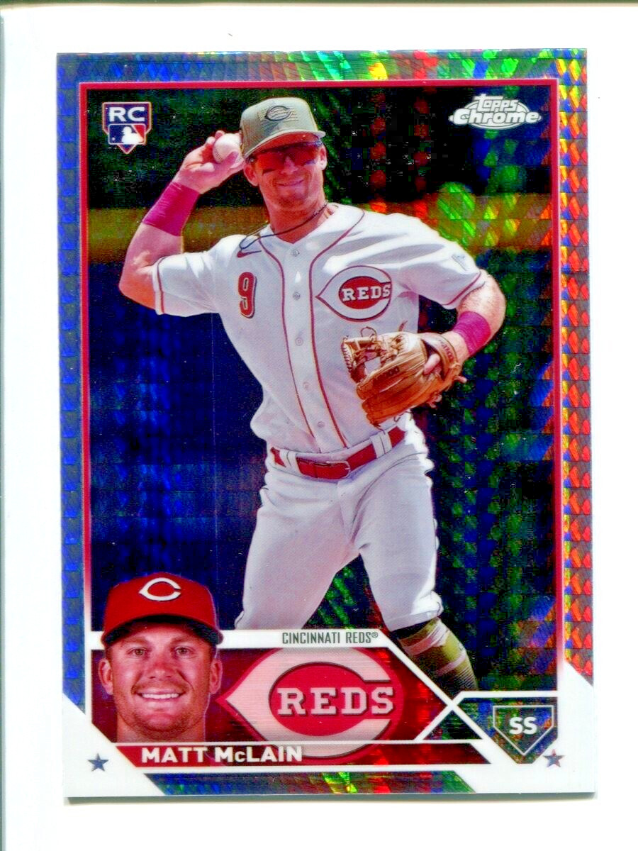 2023 Topps Chrome Update Prism Refractor #USC200  Matt McLain ⚾ RC
