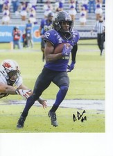DERIUS DAVIS TCU HORNED FROGS SIGNED 8X10 PHOTO W/COA #3