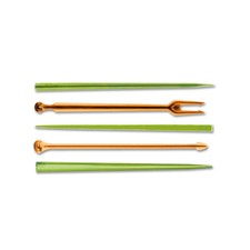 Einweg-Party Picker aus Plastik, 90mm, Bunt,100 Stück