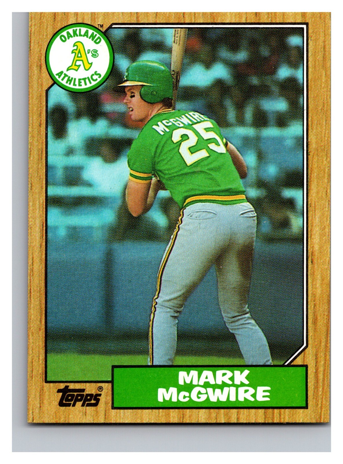 1987 Topps - #366 Mark McGwire