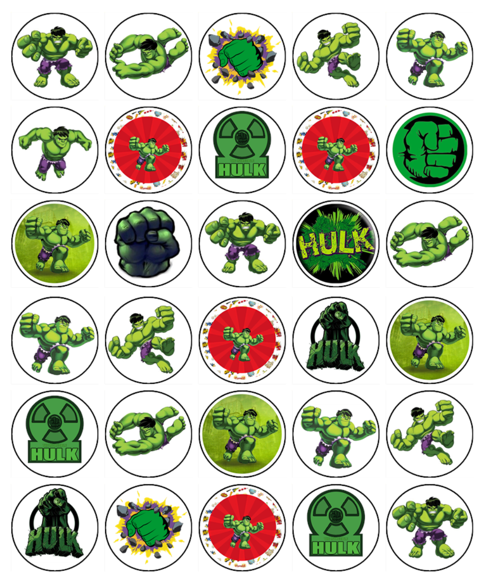 Hulk Edible Cupcake Toppers Wafer Birthday Cake Superhero Decorations (2 Sizes) | eBay hulk-edible-cupcake-toppers-wafer-birthday-cake-superhero-decorations-2-sizes-ebay