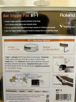 Buy Roland BT-1 Electronic Trigger Pad online | eBay
