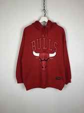 NBA Chicago Bulls Hoodie Center Logo Red size S