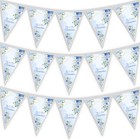 Personalised Mr & Mrs Wedding Ceremony Party Rose Bunting Decoration 3m Fabric