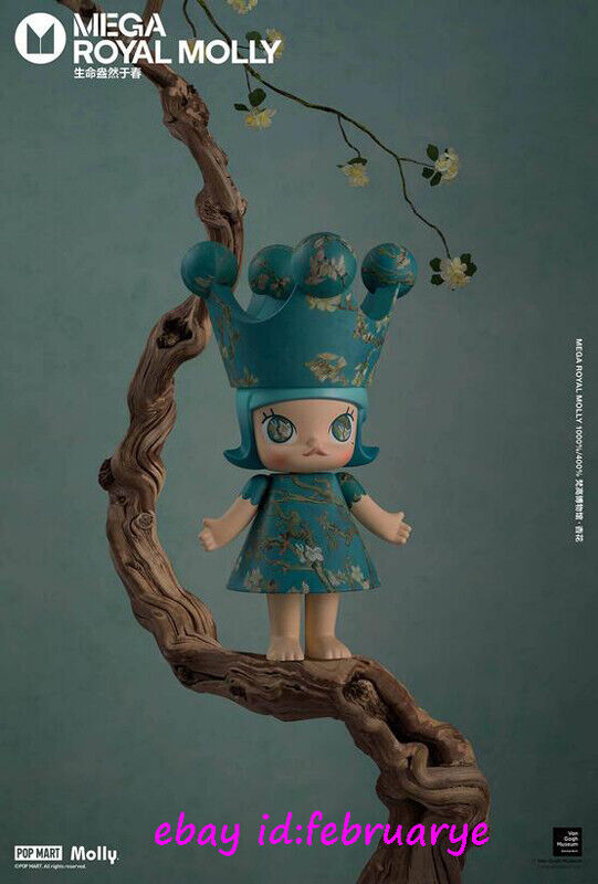 Pop Mart Mega Royal Molly 400% Van Gogh Museum ·Apricot Pop Mart Mega Royal Molly 400% Van Gogh Museum ·Apricot