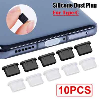10X IPHONE 16 16+ 16 pro 16 pro max Type-C Dust Plug USB Charging Port Cover UK