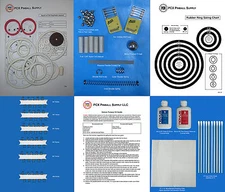 1975 Gottlieb Spirit of 76 Pinball Deluxe Tune-up Kit - Includes Rubber Ring Kit