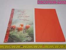 QTY=6; Red Candles Religious Christmas Card Holidays 6650291 Today And Always