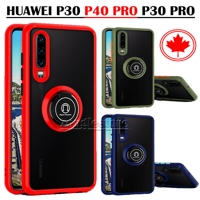 For Huawei P30 /P30 Pro / P40 Pro Shockproof Case 360 Magnetic Ring Armor Cover 