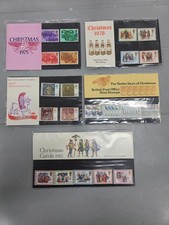 Royal Mail Christmas Presentation Packets 1975-1978, 1982