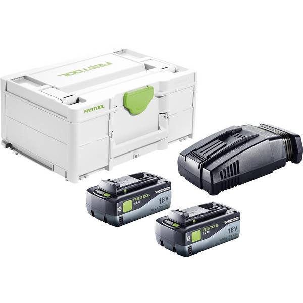 Festool 577327  SYS 18V 2x8,0/SCA16 Kit energia  incl. seconda batteria, incl. c