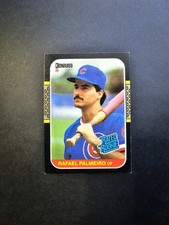 1987 Donruss Rafael Palmeiro ? Rated Rookie Card #43 Chicago Cubs. rookie card picture