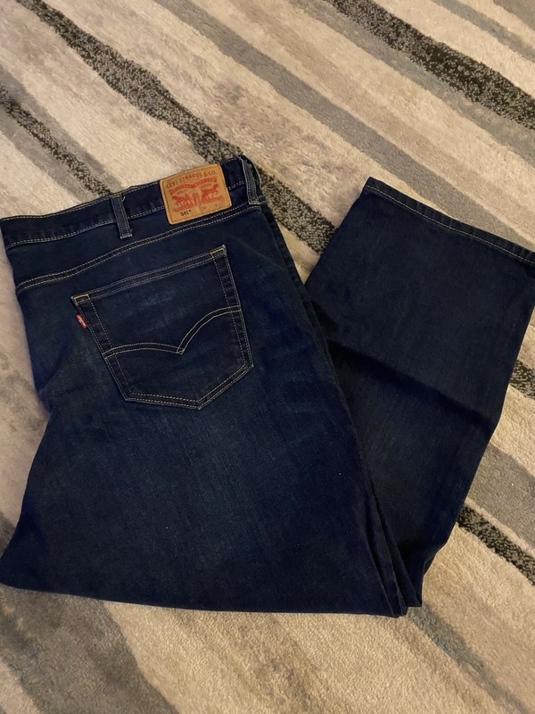 LEVI STRAUSS & CO LEVI'S 541 ATHLETIC FIT TAPERED LEG BLUE JEANS SIZE 50 X 29