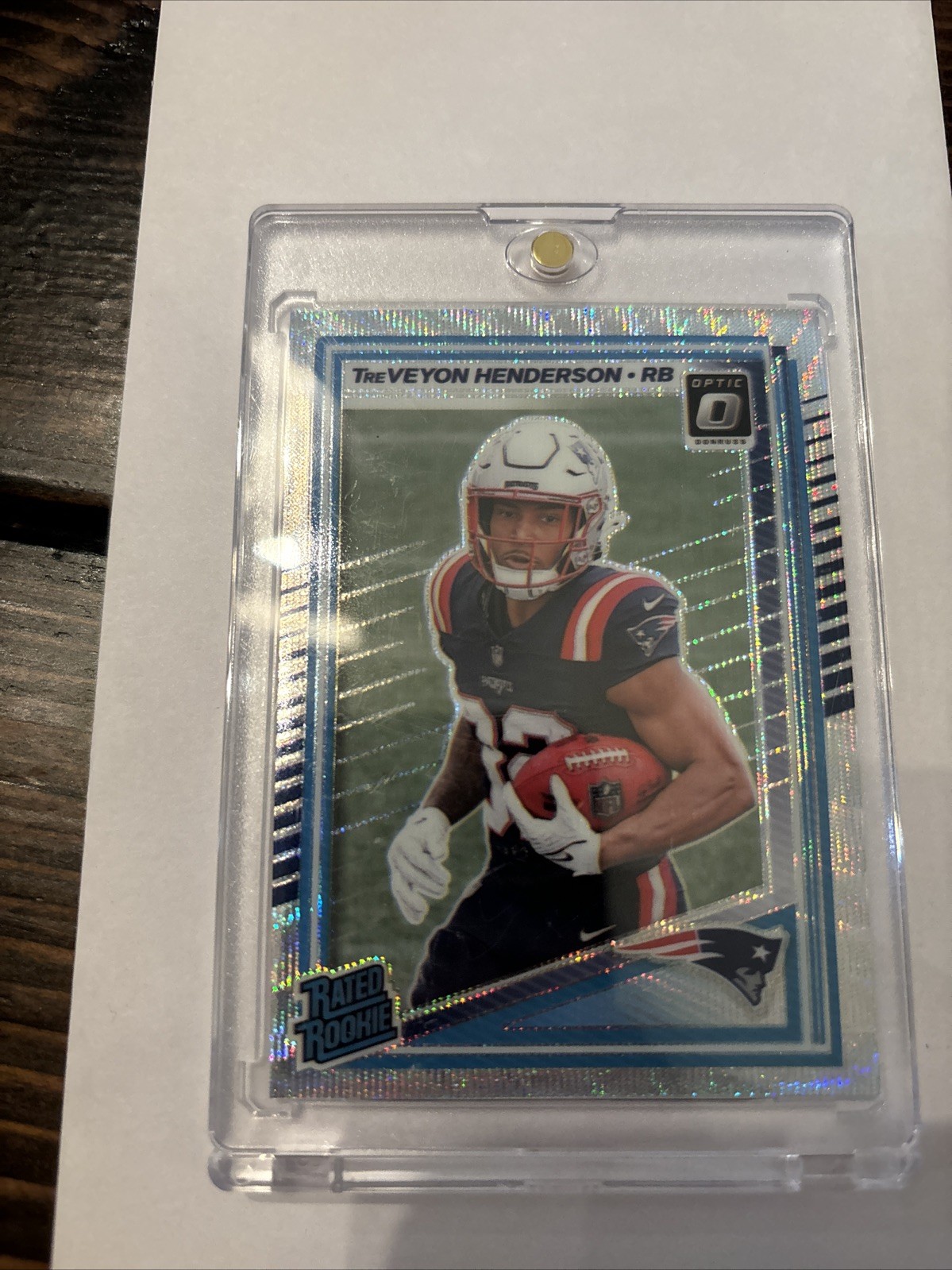 2025 Panini Donruss Optic - Rated Rookie TreVeyon Henderson #248 Wave Prizm /300