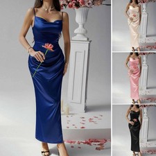 Halter Neck Maxi Dress - Sleeveless Evening Gown