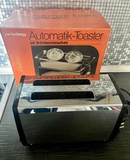 Privileg Automatik Toaster Chrom Silber ohne Brötchenaufsatz Retro Vintage 80er