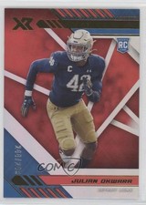 2020 Panini XR Rookie Red 244/249 Julian Okwara #197 v9t