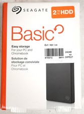 NEW SEALED SEAGATE BASIC 2 TB PORTABLE External HARD DRIVE STJL2000400