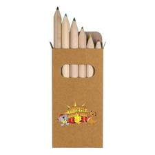 6 x 'Australiana New Year Celebration' Short Colour Pencils PE00086094