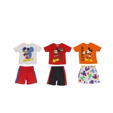 Mickey Mouse Boys 6pc Multicolor Short Set Size 2T 3T 4T