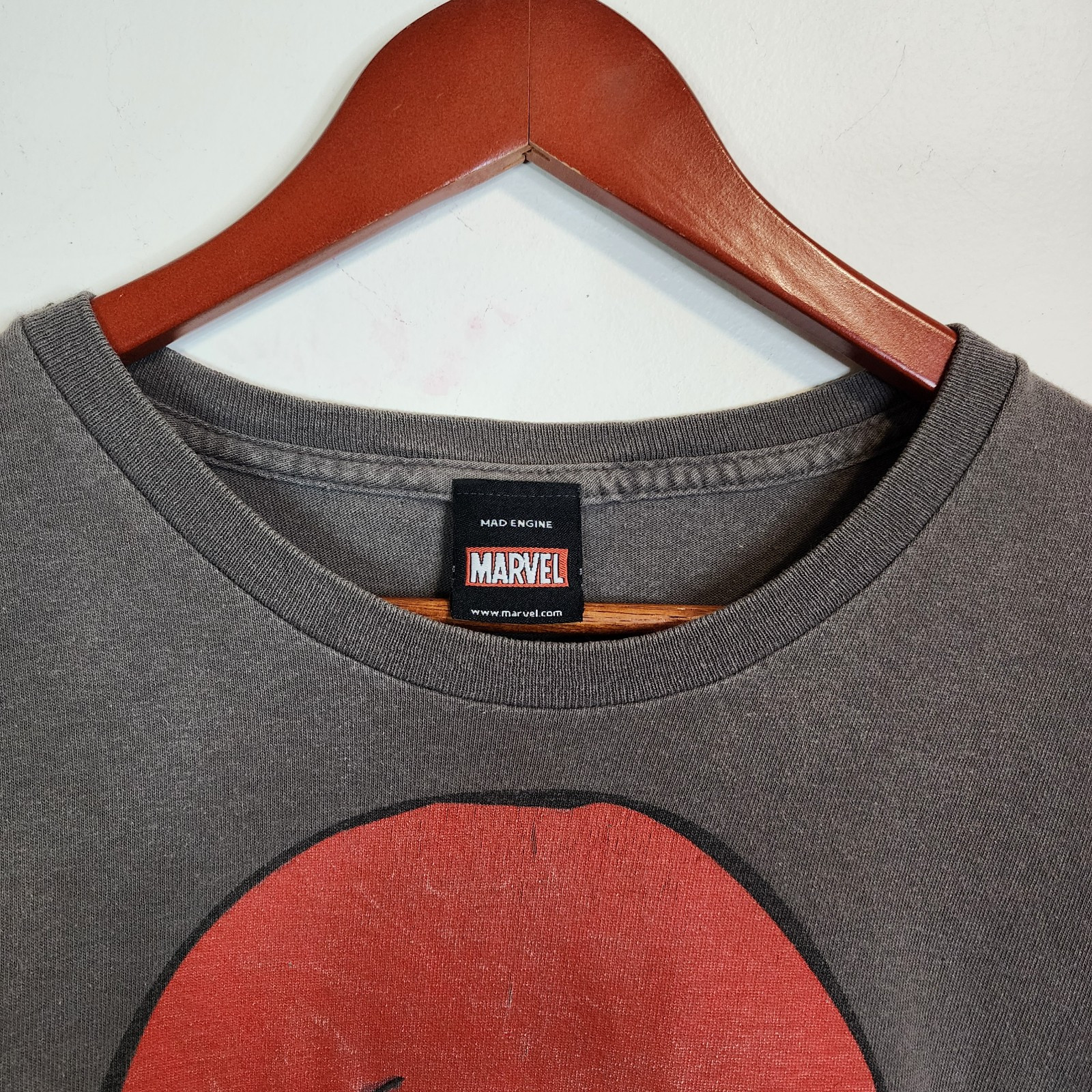 2012 Marvel Deadpool Headshot Mad Engine Shirt Me… - image 6