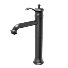 Karran USA KBF472 Vineyard 1.2 GPM Vessel 1 Hole Bathroom Faucet - Gunmetal Grey