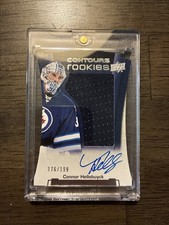 Connor Hellebuyck Contours Rookie Auto Patch 176/199
